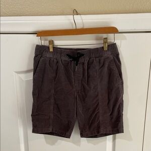 Men's Sun Diego  Corduroy Shorts in Dark Gray size 30
